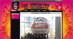 Desktop Screenshot of hiintensityvolleyball.com